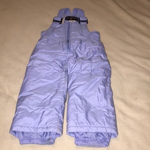 Bib snow pants, girls